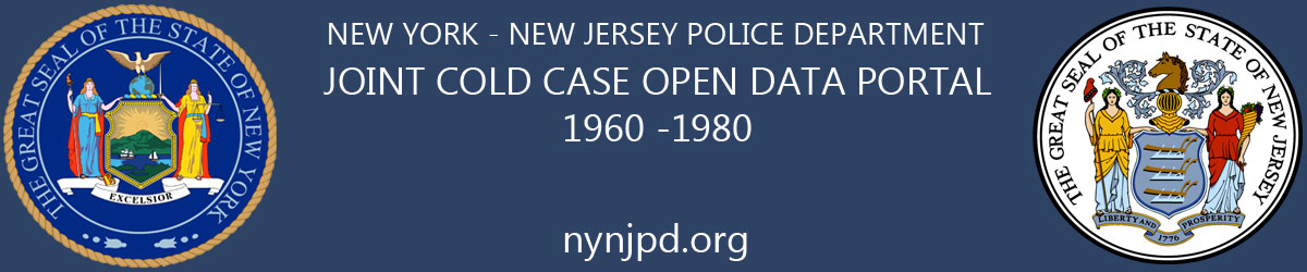 New York New Jersey Joint Cold Case Open Data Portal